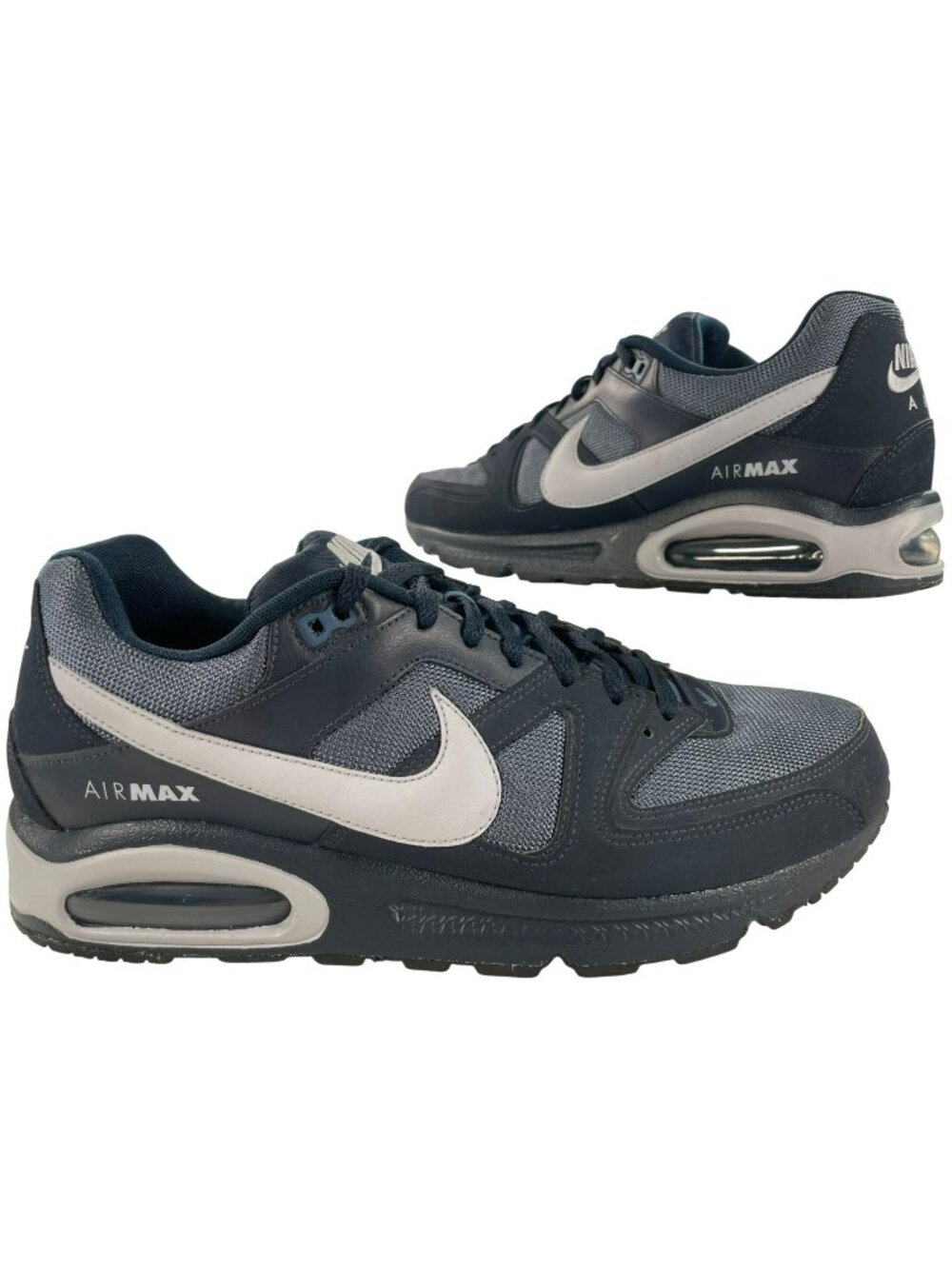 Nike Air Max Command Shoes Dark Obsidian Wolf Grey Sneakers Men's Size 12 USED